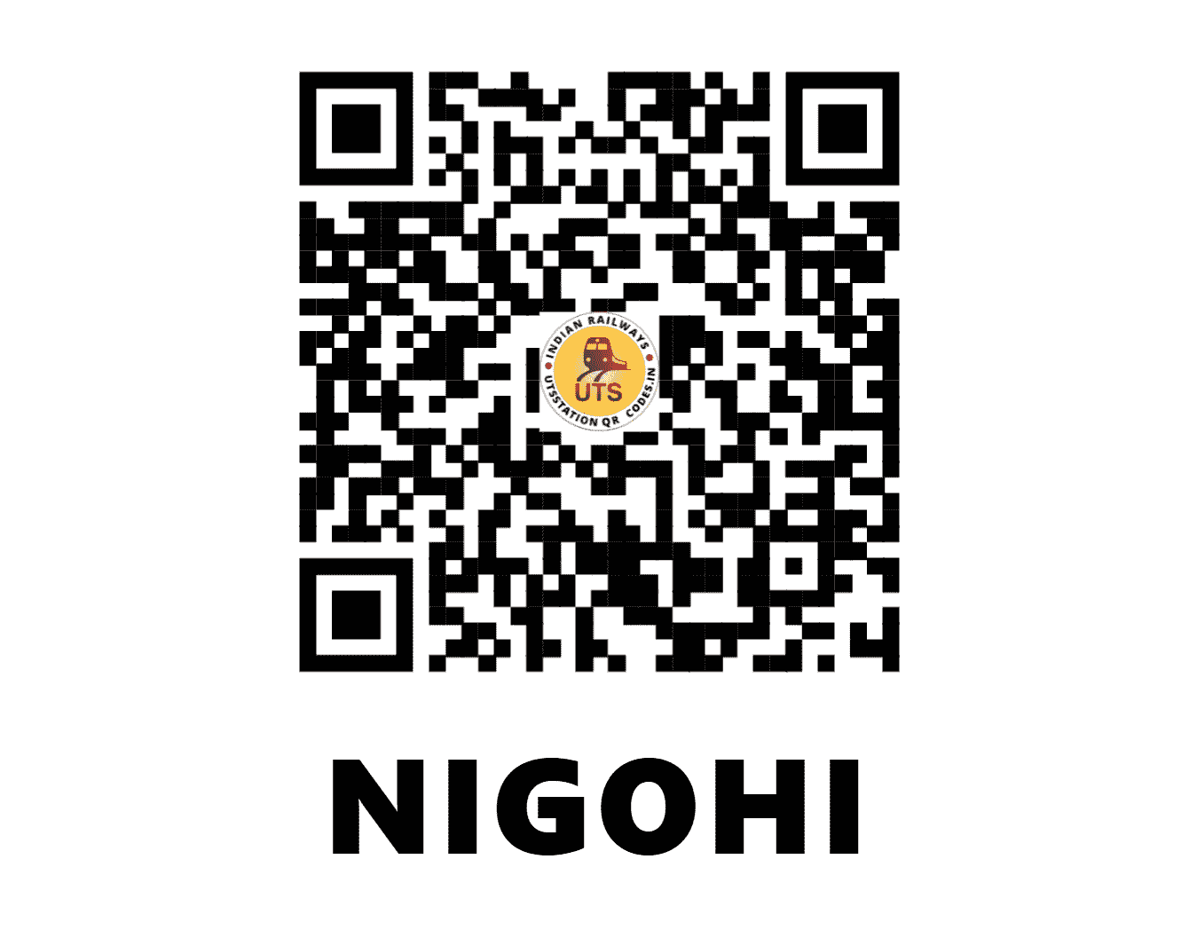 UTS QR Code for NIGOHI - NOH (NE - UTTAR PRADESH)